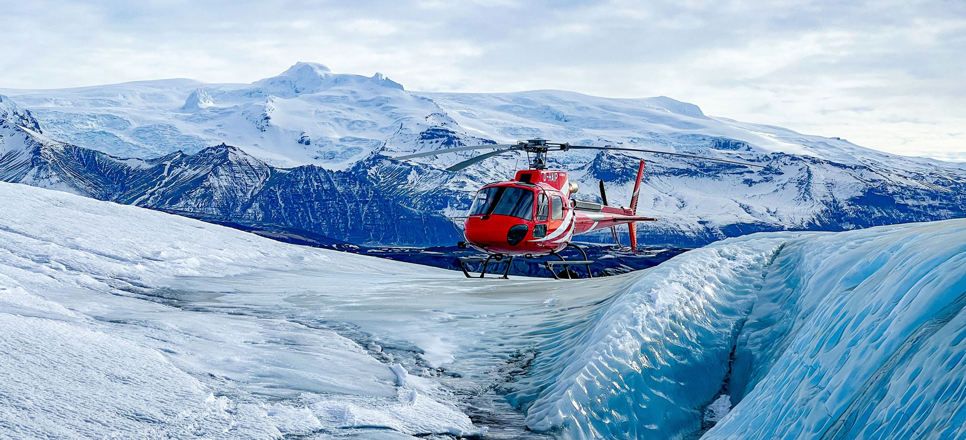 Glacier Crampon Hike by Helicopter